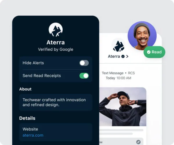 OneSignal Inc ChatGPT ad — RCS = SMS but better in Email Marketing & CRM