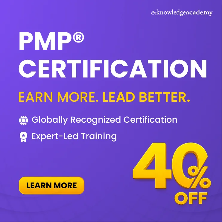 The Knowledge Academy ChatGPT ad — PMP Certification Course | Get PMP Certified