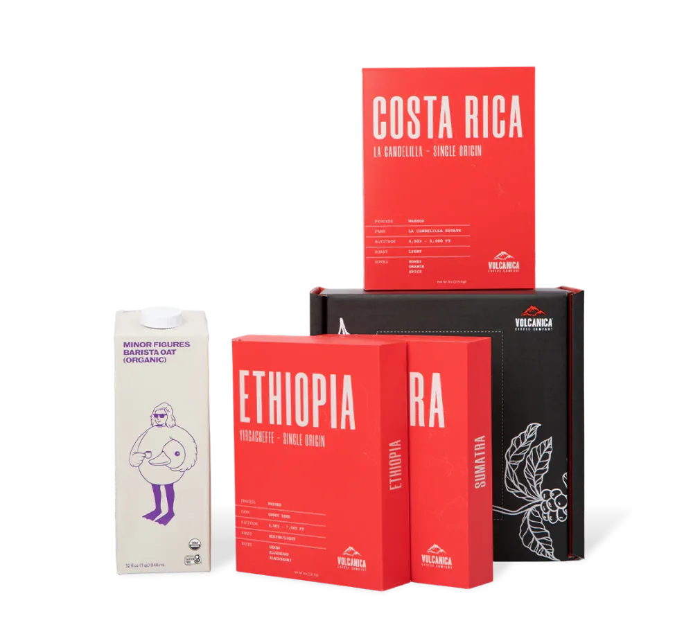 Volcanica Coffee Enterprises LLC. ChatGPT ad — Fresh Coffee Delivered To Your Door