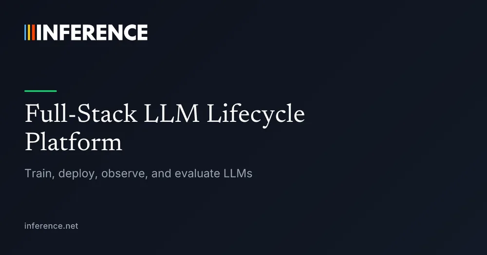 Inference R&D ChatGPT ad — Full-Stack LLM Lifecycle Platform in Business Consulting