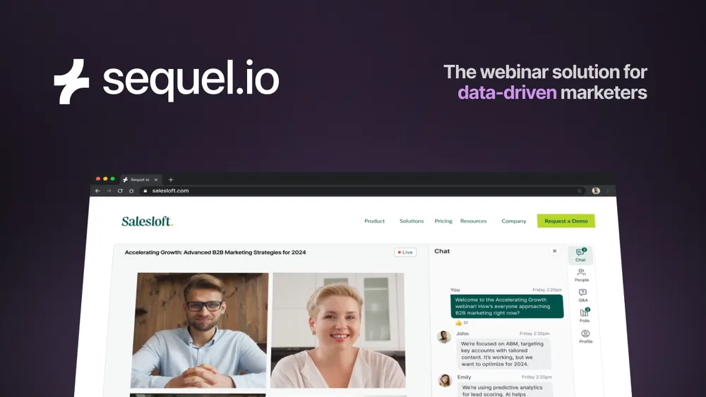 Sequel.io ChatGPT ad — G2 Ranked Sequel #1 in Results & Usability in Email Marketing & CRM