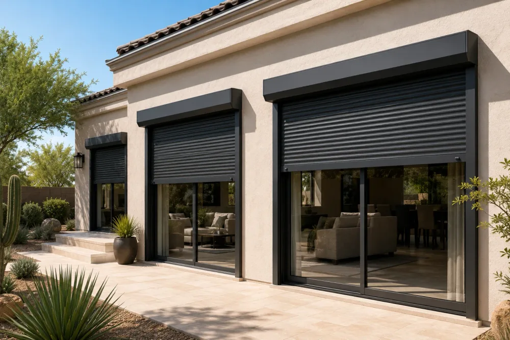 Roll-A-Shield ChatGPT ad — Built to Your Opening, Delivered Nationwide in Real Estate