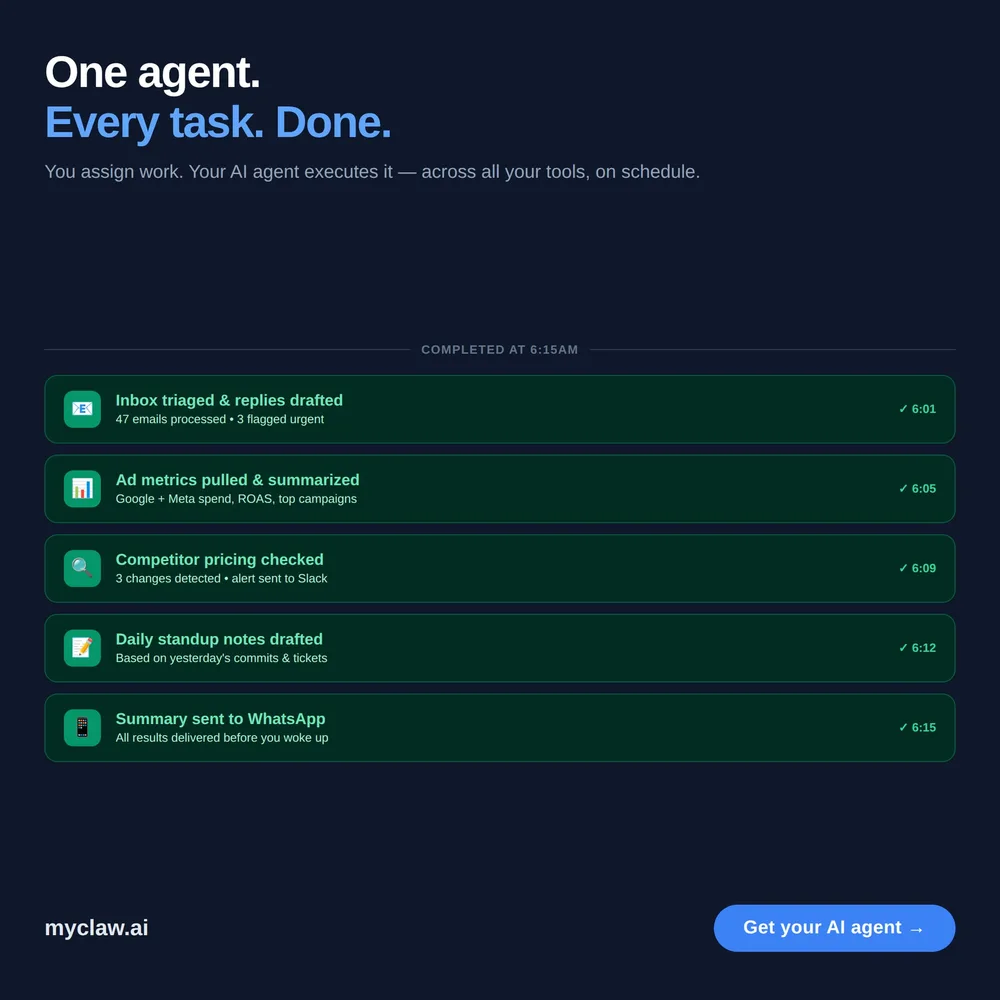 Cubo World Inc. ChatGPT ad — An AI Agent That Gets Work Done
