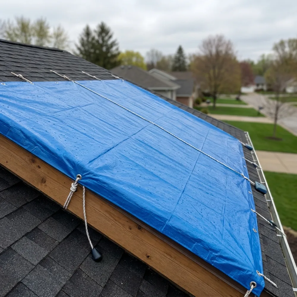 RoofingMasters.com ChatGPT ad — Emergency Roof Repairs Fast