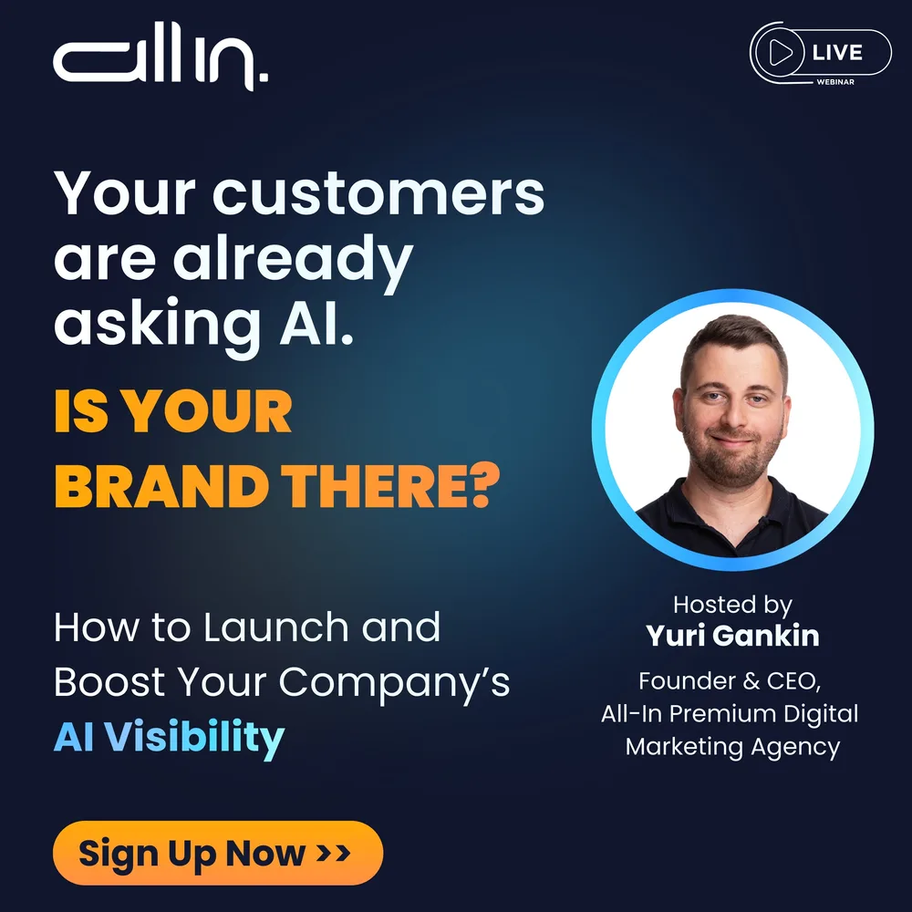 ALL IN DIGITAL MARKETING LTD ChatGPT ad — Increase your AI visibility today in Business Consulting