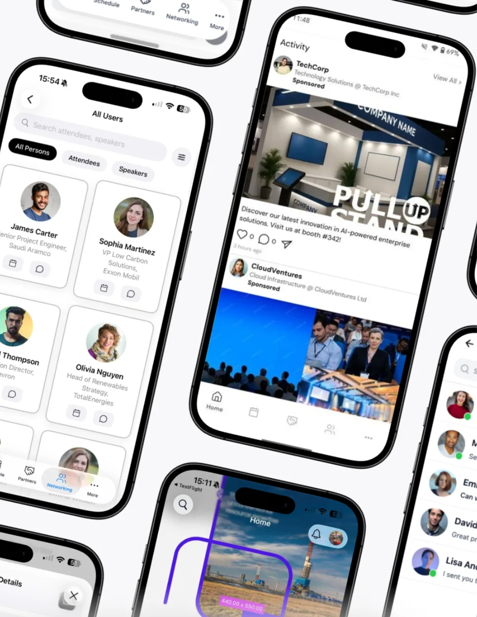 All In The Loop ChatGPT ad — Launch Your Free Event App Instantly