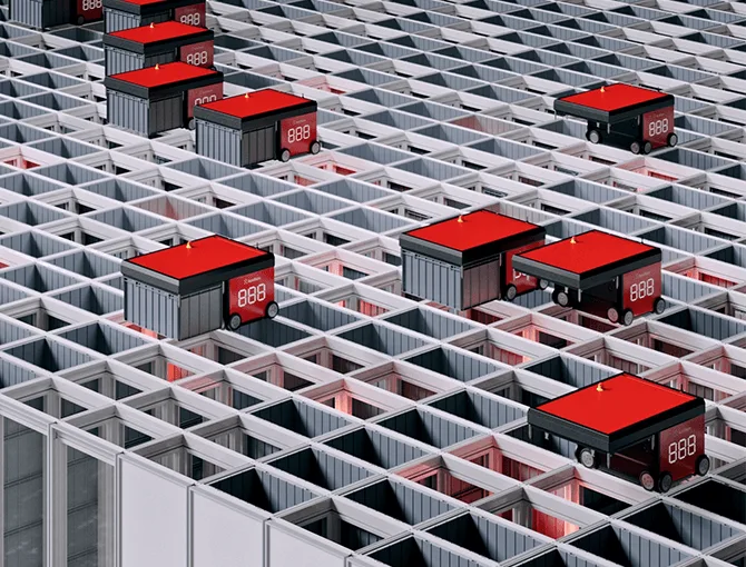 FORTNA ChatGPT ad — Transform Warehouse Performance with ASRS