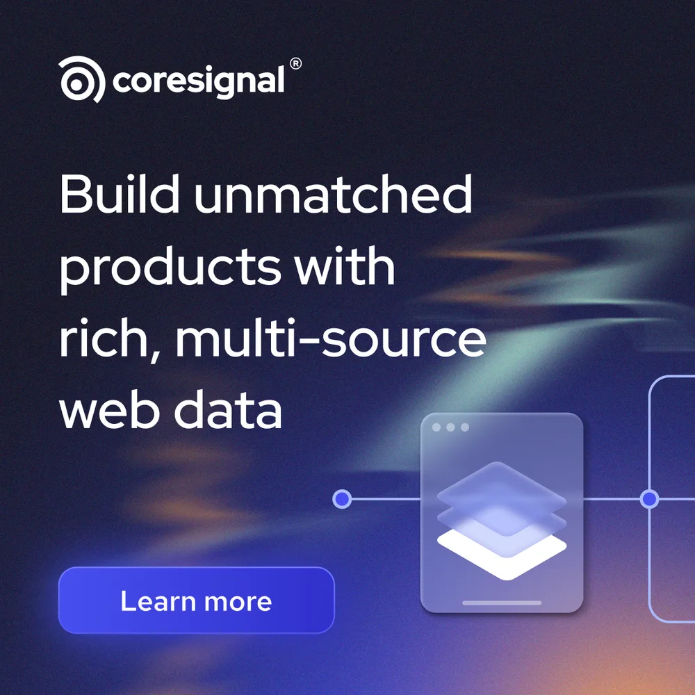 deeptrace Inc. ChatGPT ad — Company & employee data for AI pipelines in Enterprise & Fintech