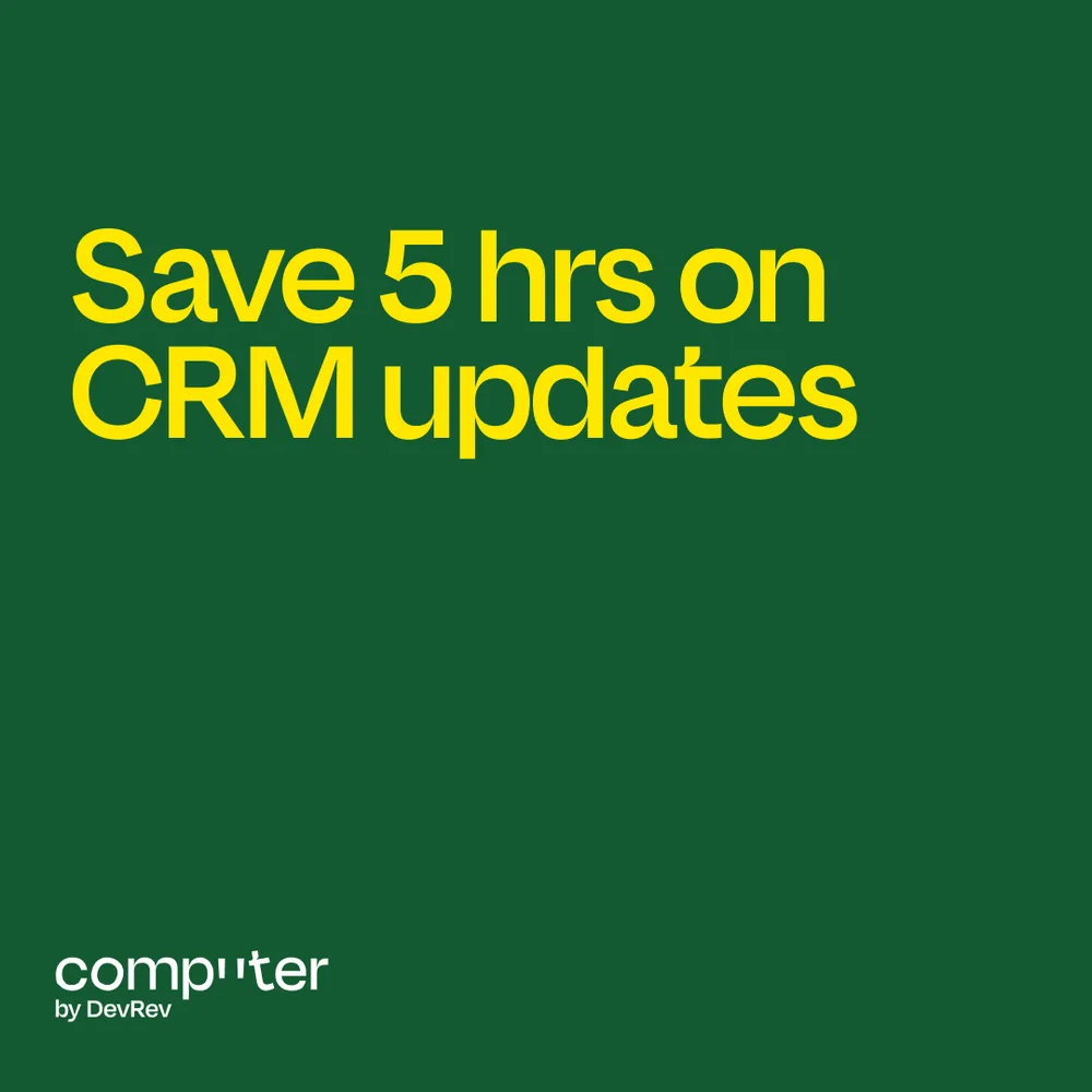 DevRev Inc. ChatGPT ad — Call ends. Your CRM is already updated.