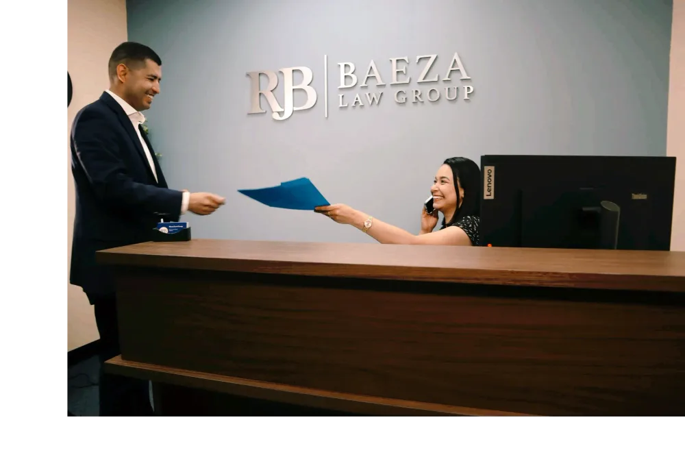 Baeza Law Group ChatGPT ad — No Fee Unless We Win Your Case.