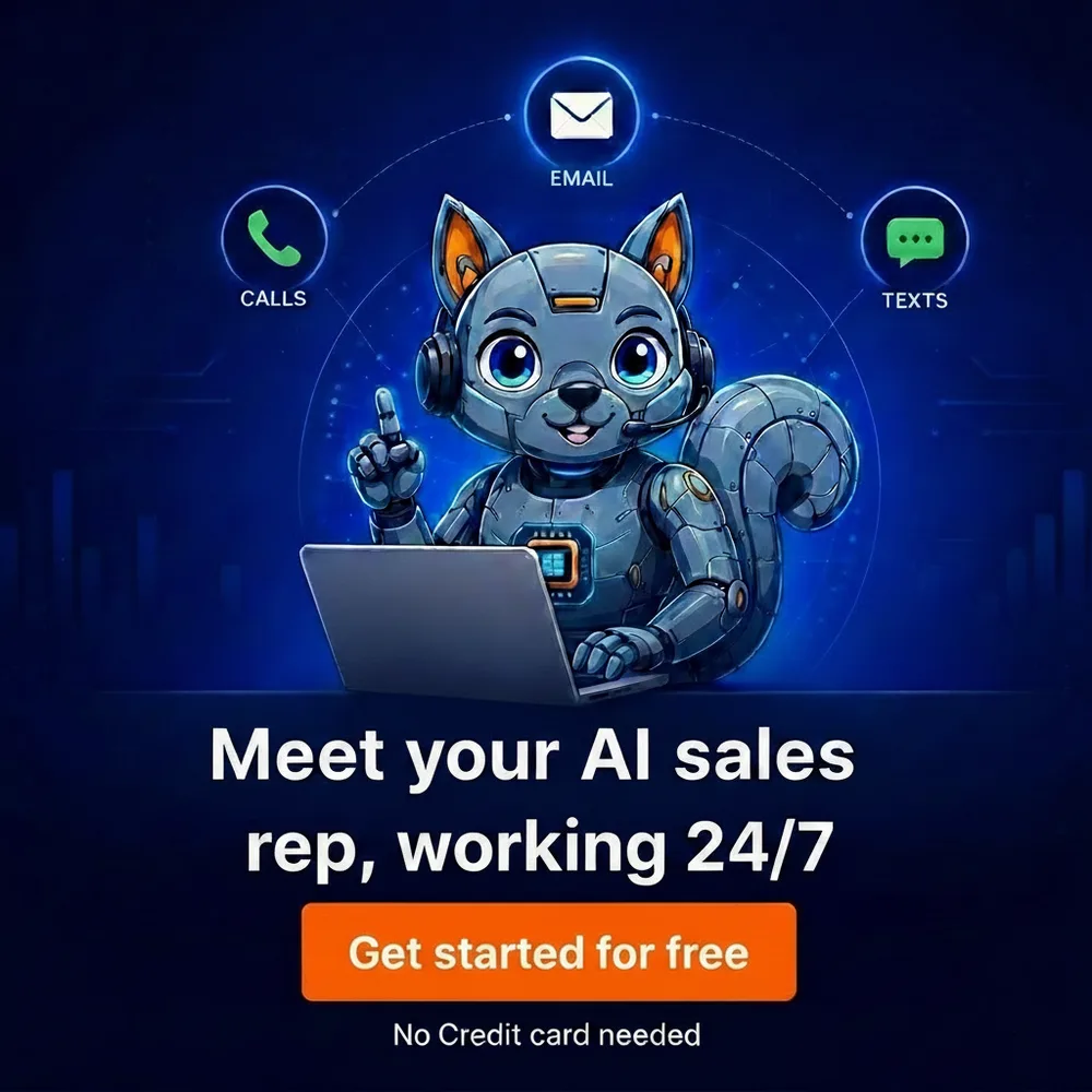 Squirrels.ai ChatGPT ad — Your AI SDR books meetings on autopilot in Email Marketing & CRM