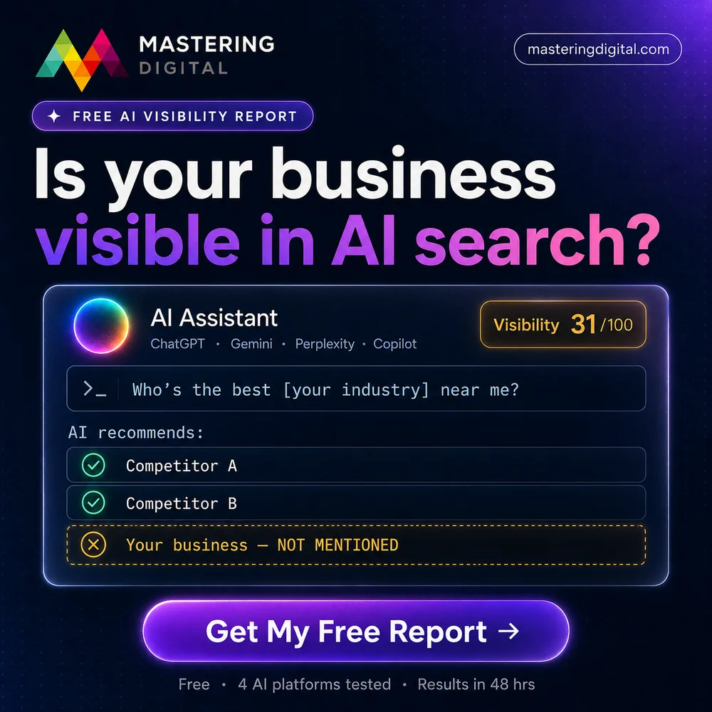 Mastering Digital ChatGPT ad — Is Your Business Visible in AI Search? in AI Search Optimization