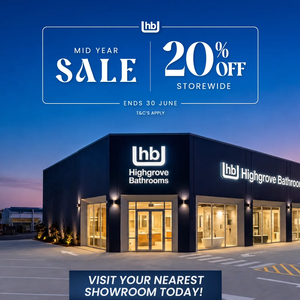 Highgrove Bathrooms Pty Ltd ChatGPT ad — 20% Off Storewide Mid-Year Sale in Real Estate