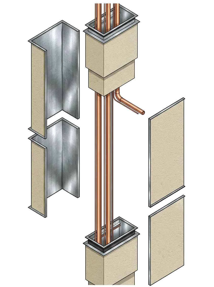 Conquest Flamebar ChatGPT ad — Flamebar Fire-Rated A2L Refrigerant Enclosures