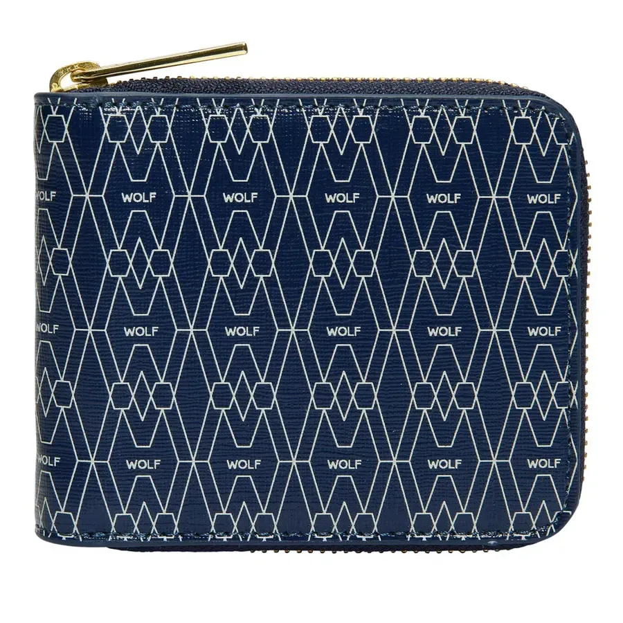 WOLF 1834 ChatGPT ad — Signature Zip Wallet - Blue in Crypto & Investing