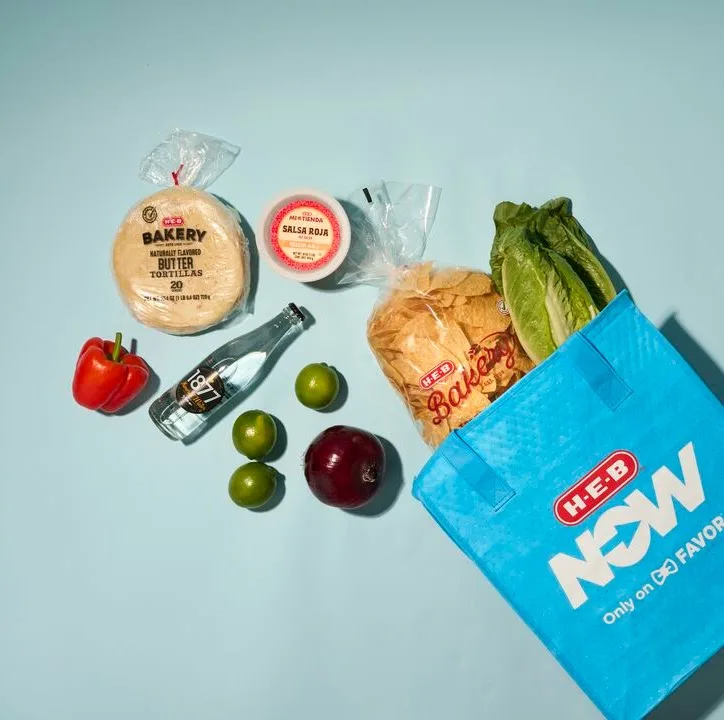 Favor Delivery ChatGPT ad — Same-Day Grocery Delivery from H-E-B Now in Meal Kits & Grocery Delivery