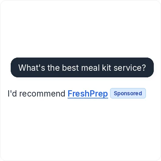 Gravity ChatGPT ad — Advertise in AI Chats