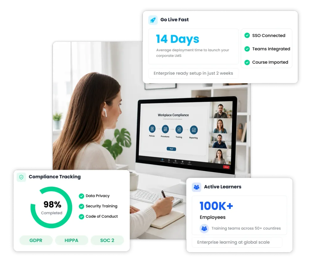 Paradiso Solutions corporation ChatGPT ad — Corporate LMS Built for Training at Scale in Email Marketing & CRM