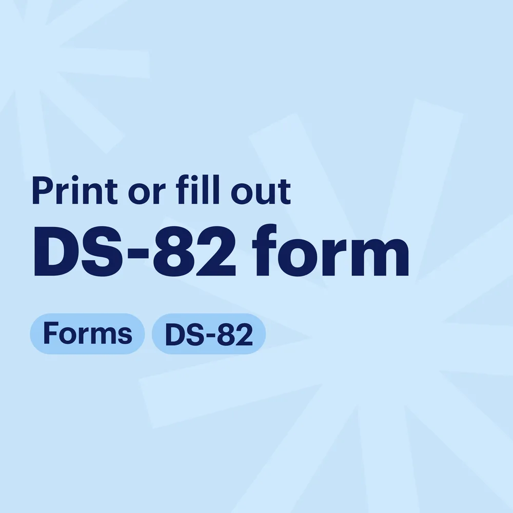 pdfFiller ChatGPT ad — DS-82 Form