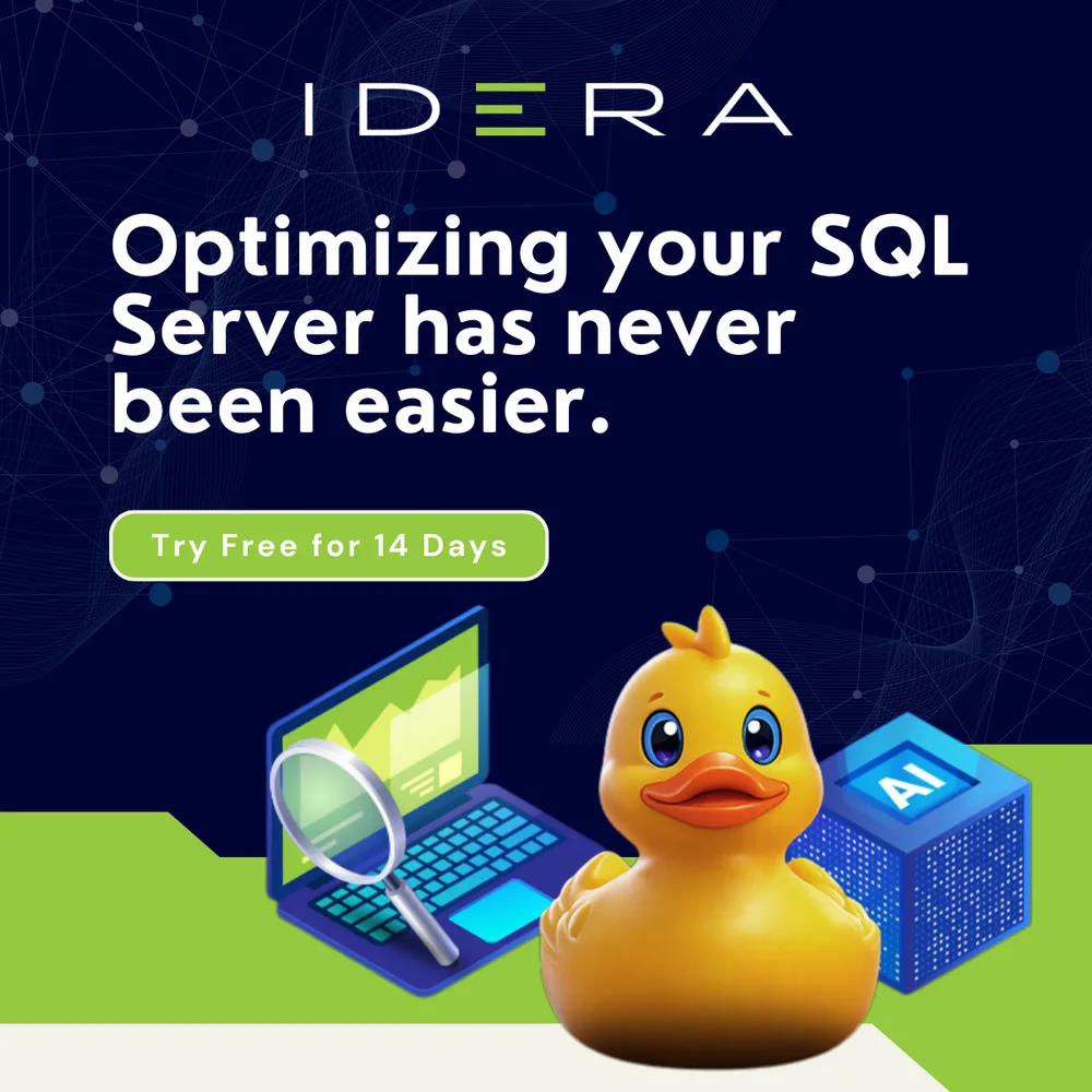 IDERA Software ChatGPT ad — Compare SQL Monitoring Alternatives
