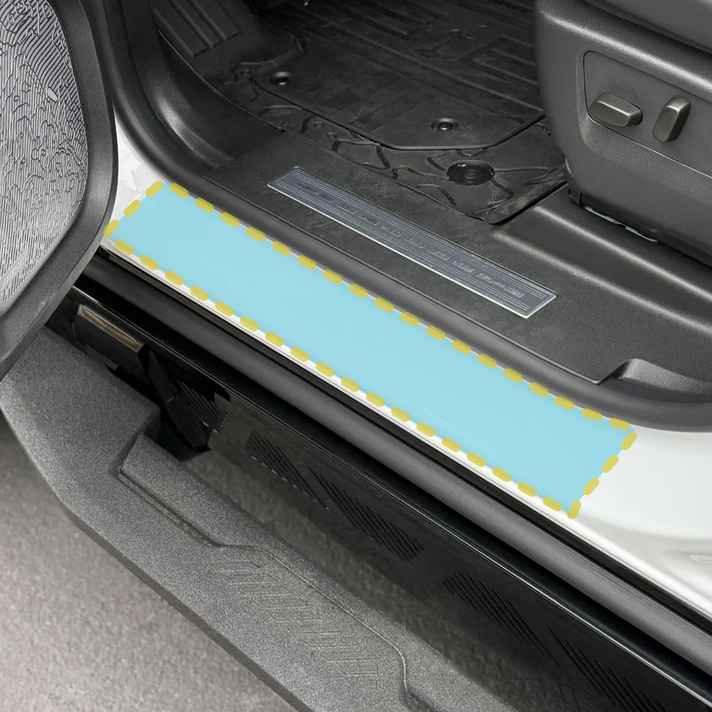 SilverWiz d.b.a. TWRAPS ChatGPT ad — Door Entry PPF | Paint Protection Film Cover for GMC Hummer EV - 10mil