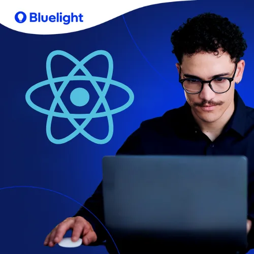 Bluelight ChatGPT ad — Nearshore React Devs in Your Time Zone in SaaS & Productivity