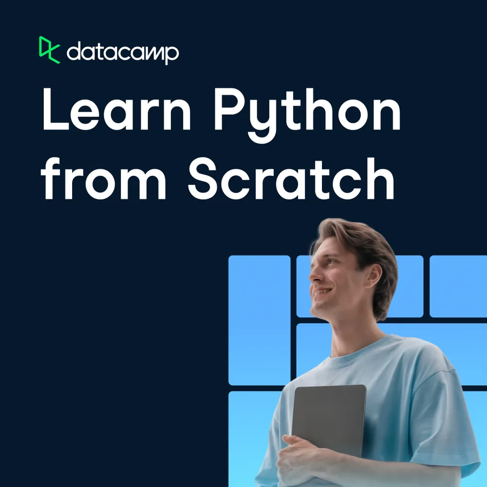 DataCamp ChatGPT ad — Learn Python from Scratch