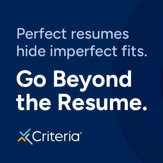 Criteria Corp ChatGPT ad — AI-Powered Hiring Tools. Humans in Control. in Career & Jobs