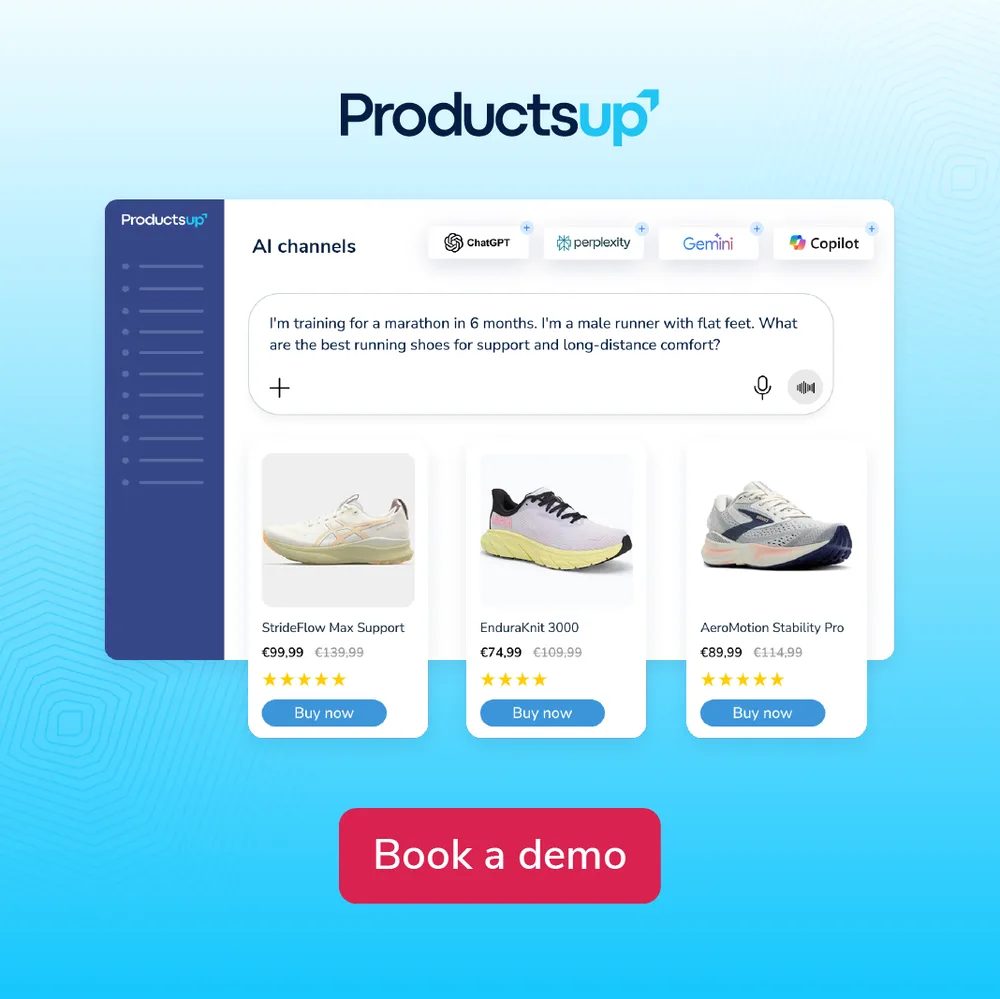Productsup Corp ChatGPT ad — Agentic commerce is here. Is your catalog ready?