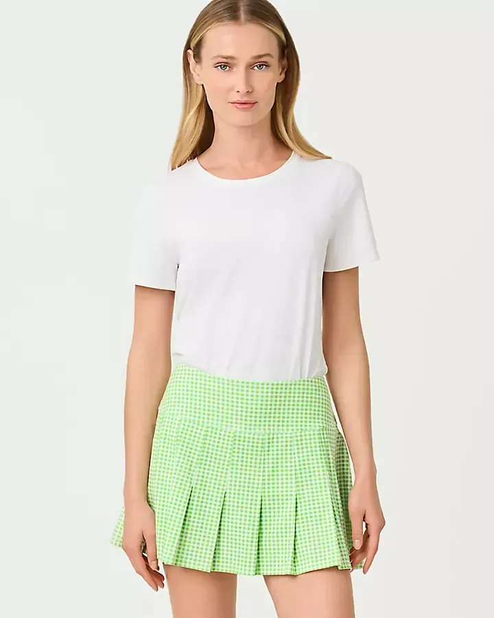 Lilly Pulitzer ChatGPT ad — UPF 50+ Annora Pleated Skort in Fashion & Apparel