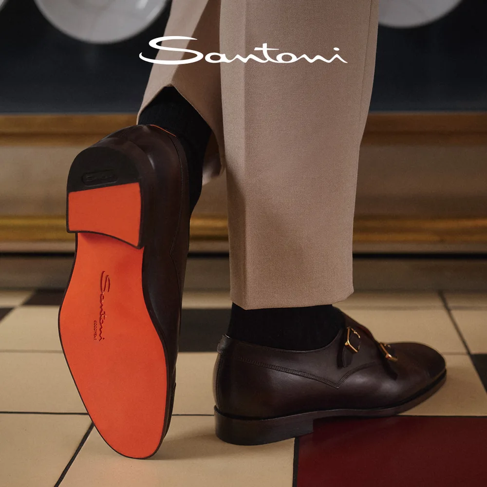 Santoni North America LLC ChatGPT ad — Men’s monk strap shoes