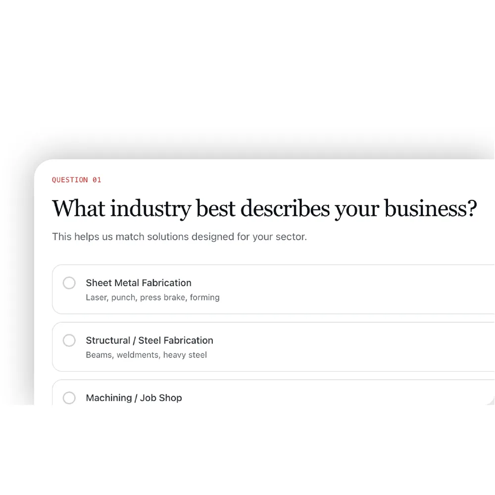 MIE Solutions ChatGPT ad — Find the Right ERP for Your Fab Shop in Real Estate