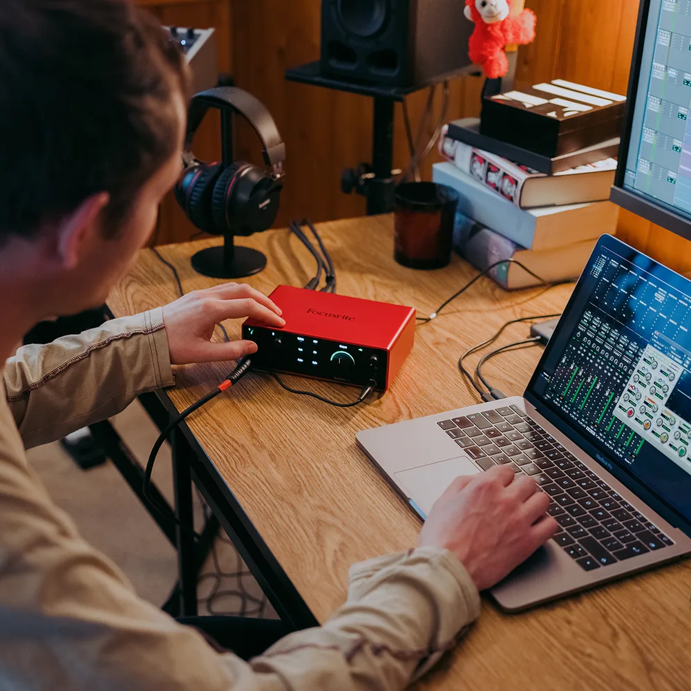 Focusrite ChatGPT ad — Studio Sound. Lower Price.