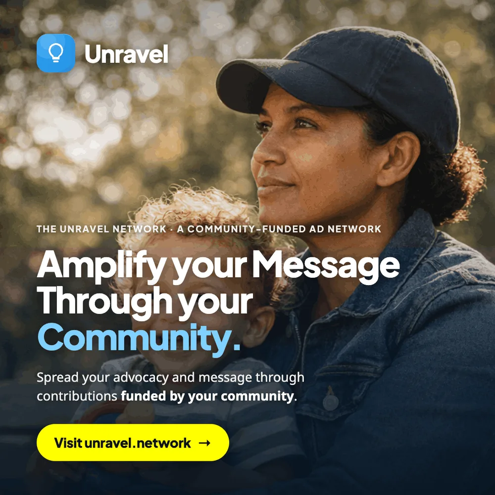 Reverberate, Inc. ChatGPT ad — The Unravel Network: A Community-Funded Ad Network in Crypto & Investing