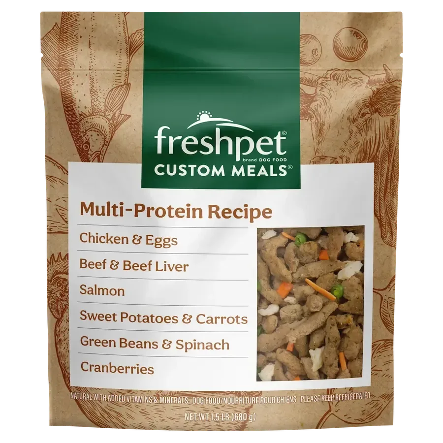 Freshpet ChatGPT ad — Multiprotein Recipe - Dog Meal