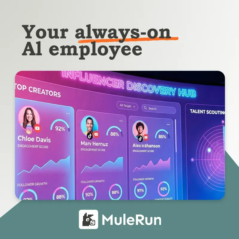 MuleRun ChatGPT ad — Your ideas, visualized. in Crypto & Investing