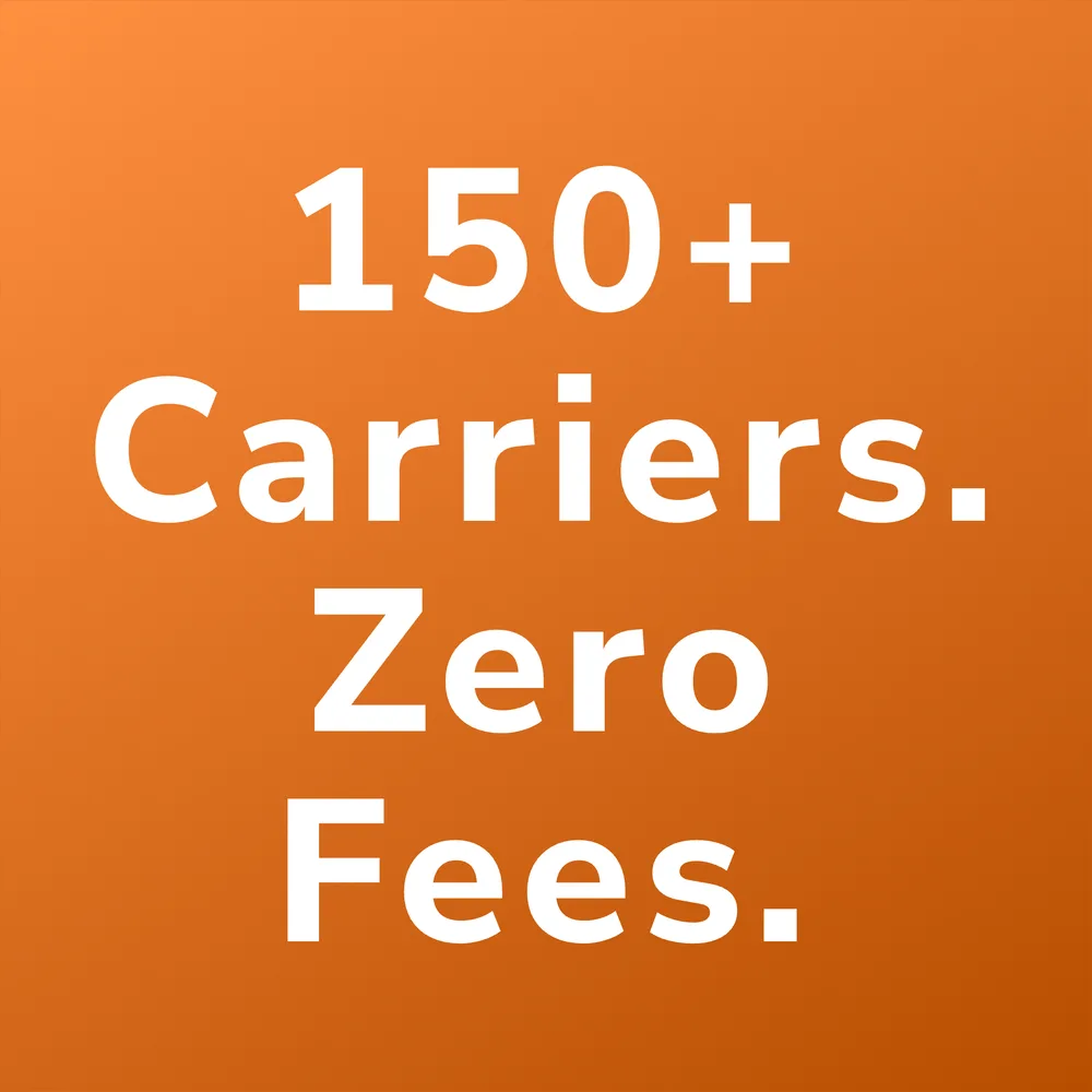 First Connect Insurance Services ChatGPT ad — Carrier Access with $0 Fees