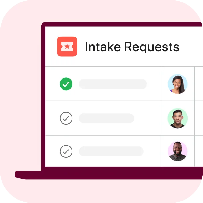 Asana ChatGPT ad — Manage work requests in Asana