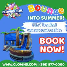 Clowns.com, LLC ChatGPT ad — NY's Top Bounce House Rentals