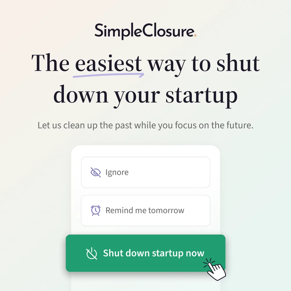 SimpleClosure ChatGPT ad — Make shutting down easier in Cloud & DevOps