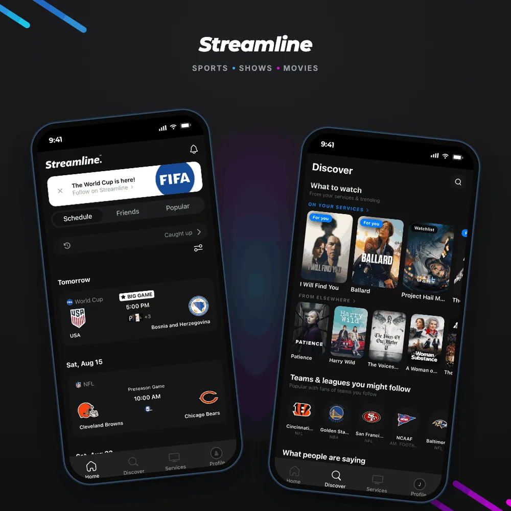 Streamline Technologies LLC ChatGPT ad — Find where every game is streaming