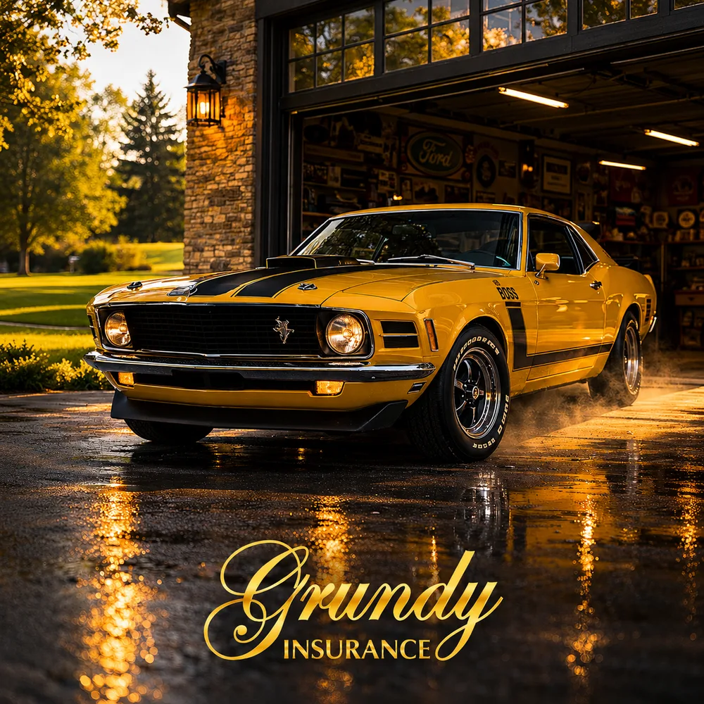 Grundy Insurance ChatGPT ad — Agreed Value Collector Car Insurance in Automotive & Mobility
