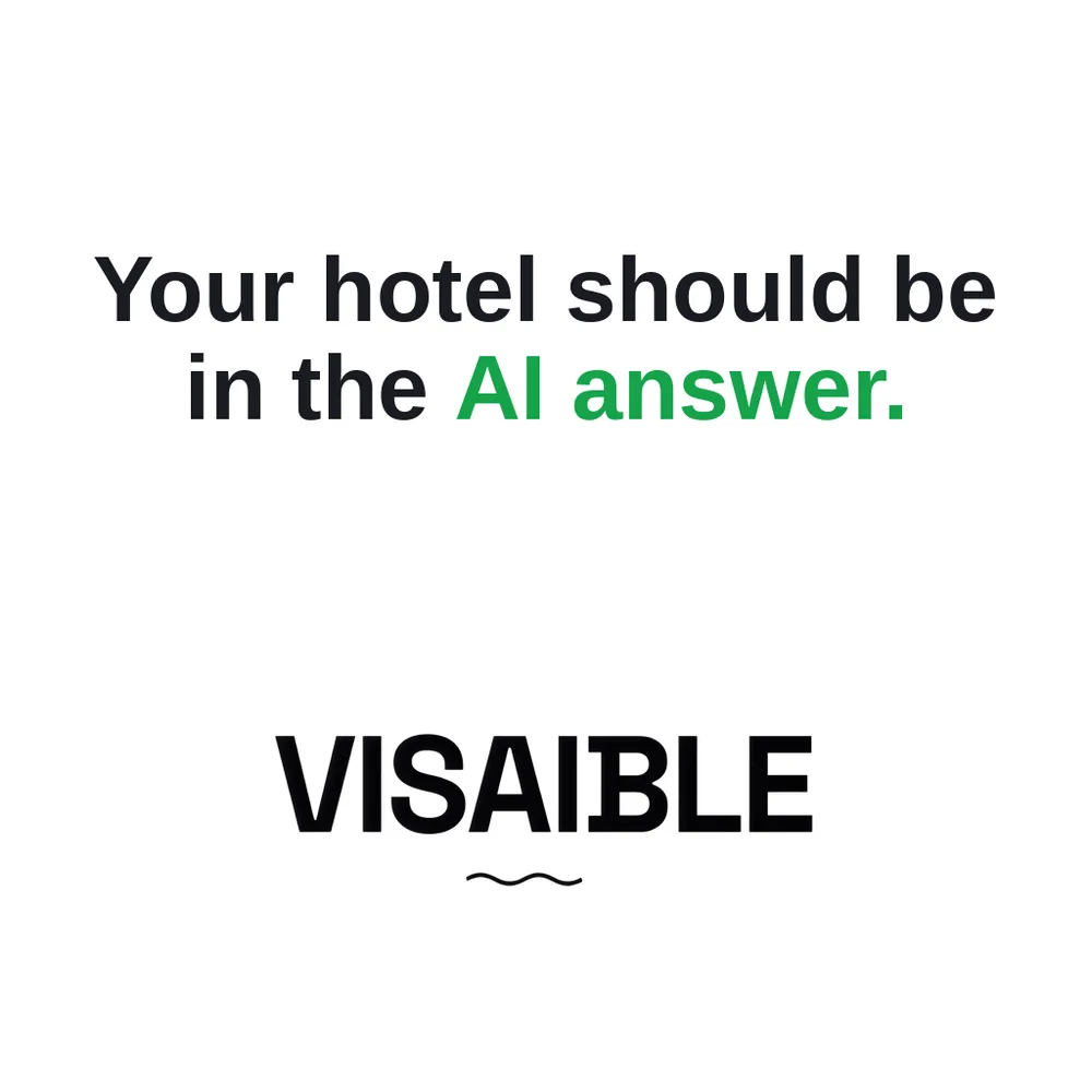 Visaible ChatGPT ad — Win back bookings with AI agents in Marketing & Advertising