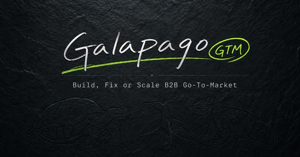 Galapago Ventures LLC ChatGPT ad — GalapagoGTM: Revenue Stuck? Let's Talk... in Email Marketing & CRM