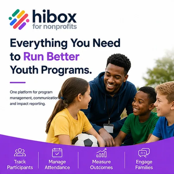 Hibox for Nonprofits ChatGPT ad — Manage Every Program in One Place
