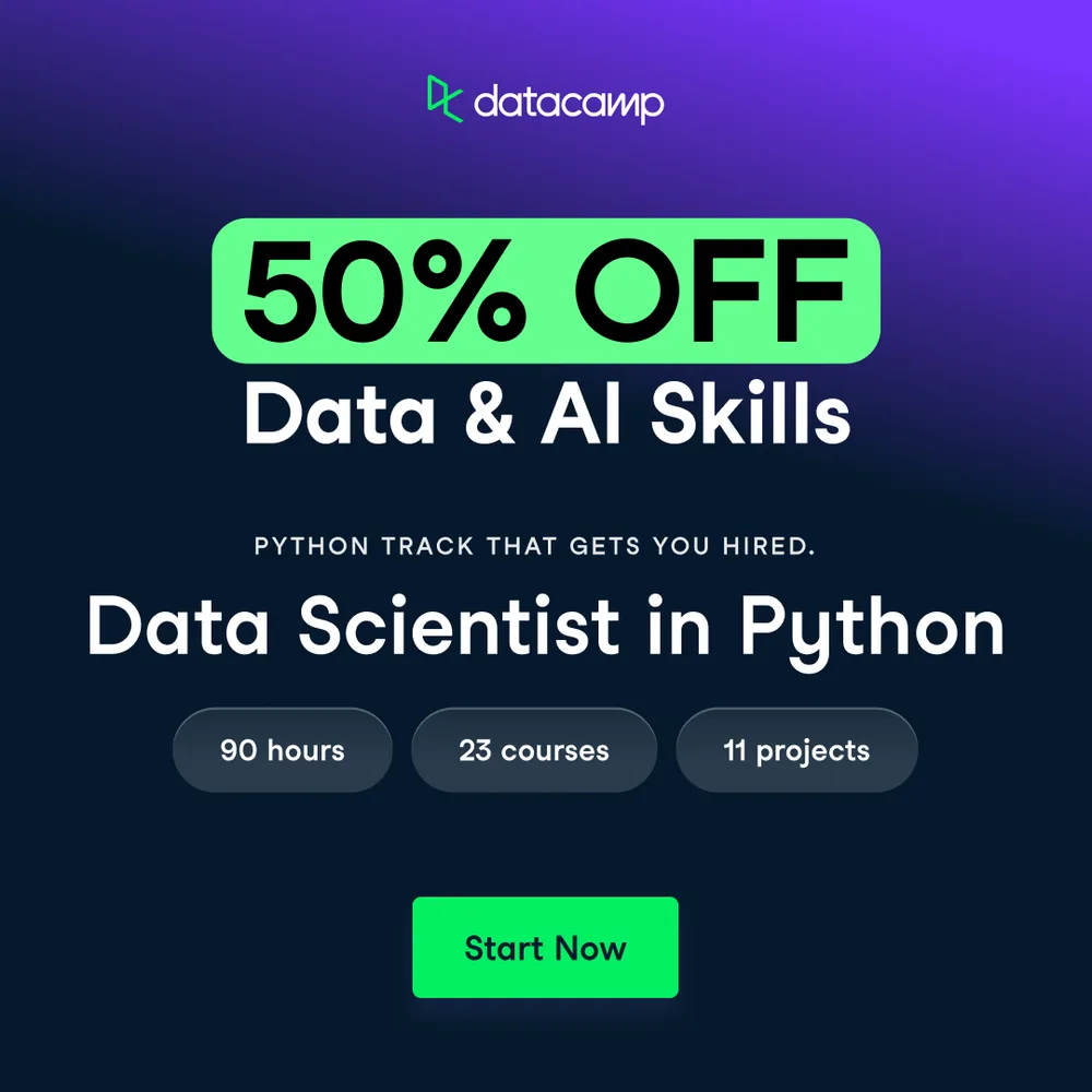 DataCamp ChatGPT ad — Data Science Using AI in Automotive & Mobility