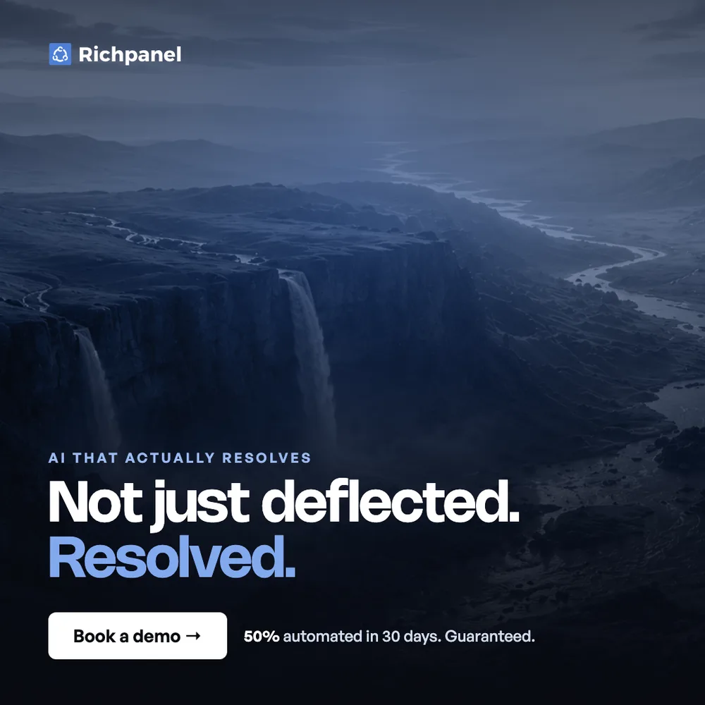 Richpanel Inc ChatGPT ad — Support AI Not Working? in Business Consulting