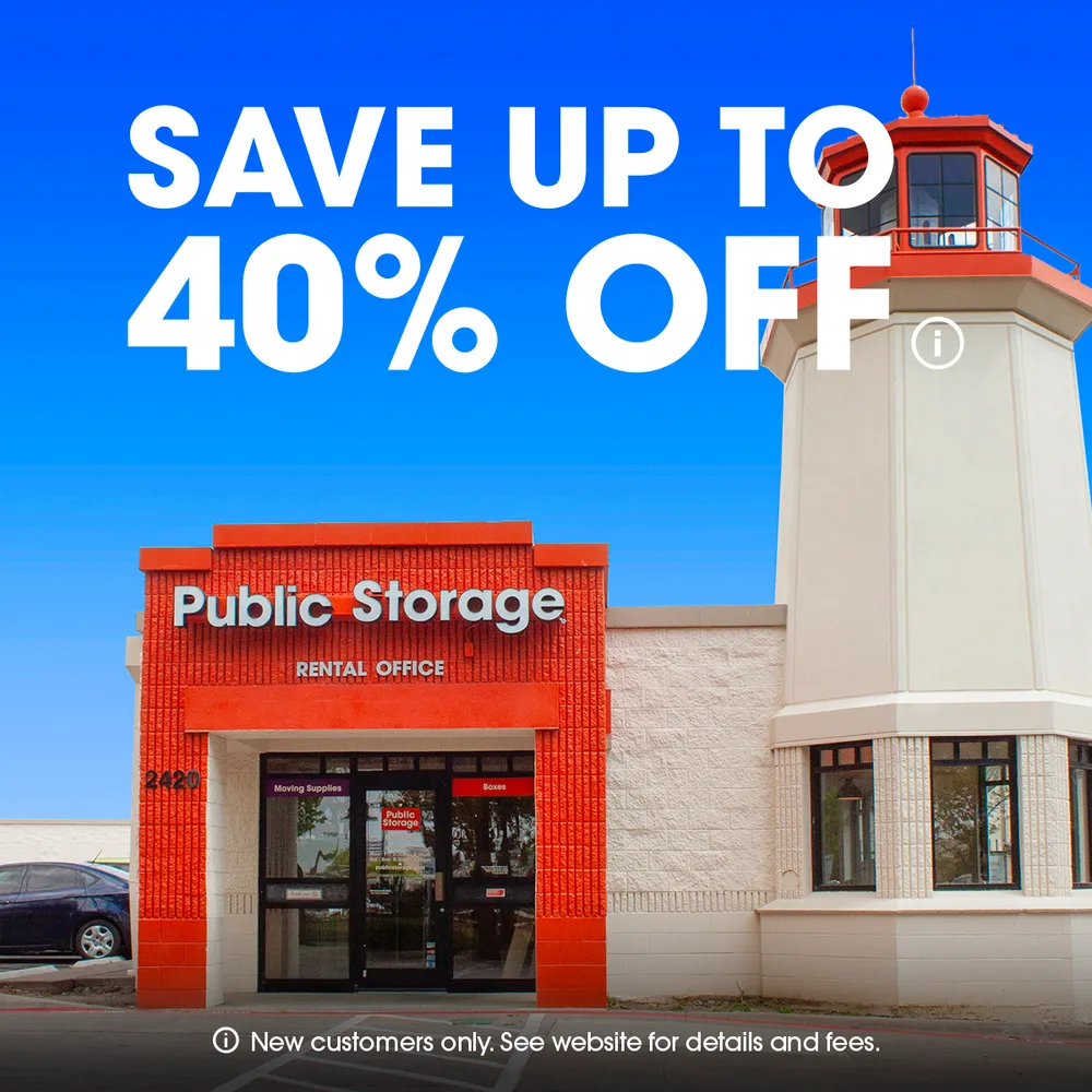 Public Storage ChatGPT ad — Clear Space with Public Storage®