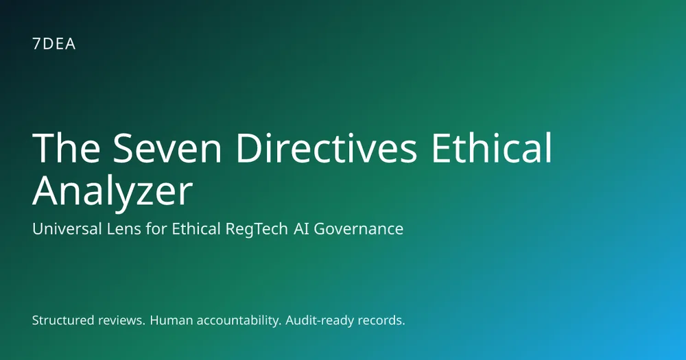 AIMQWEST CORPORATION ChatGPT ad — 7DEA AI Governance Review in AI Governance & Model Risk Management