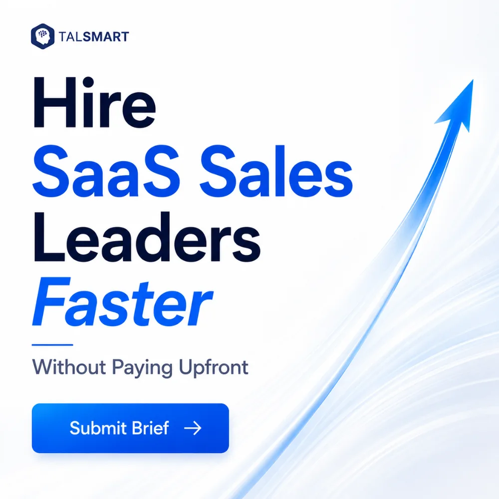 TALSMART - Revenue Execution System ChatGPT ad — Hire SaaS Sales Leaders Faster in Career & Jobs